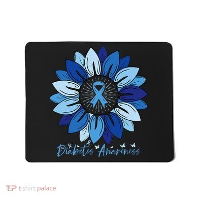 Sunflower Diabetes Awareness Month Mousepad