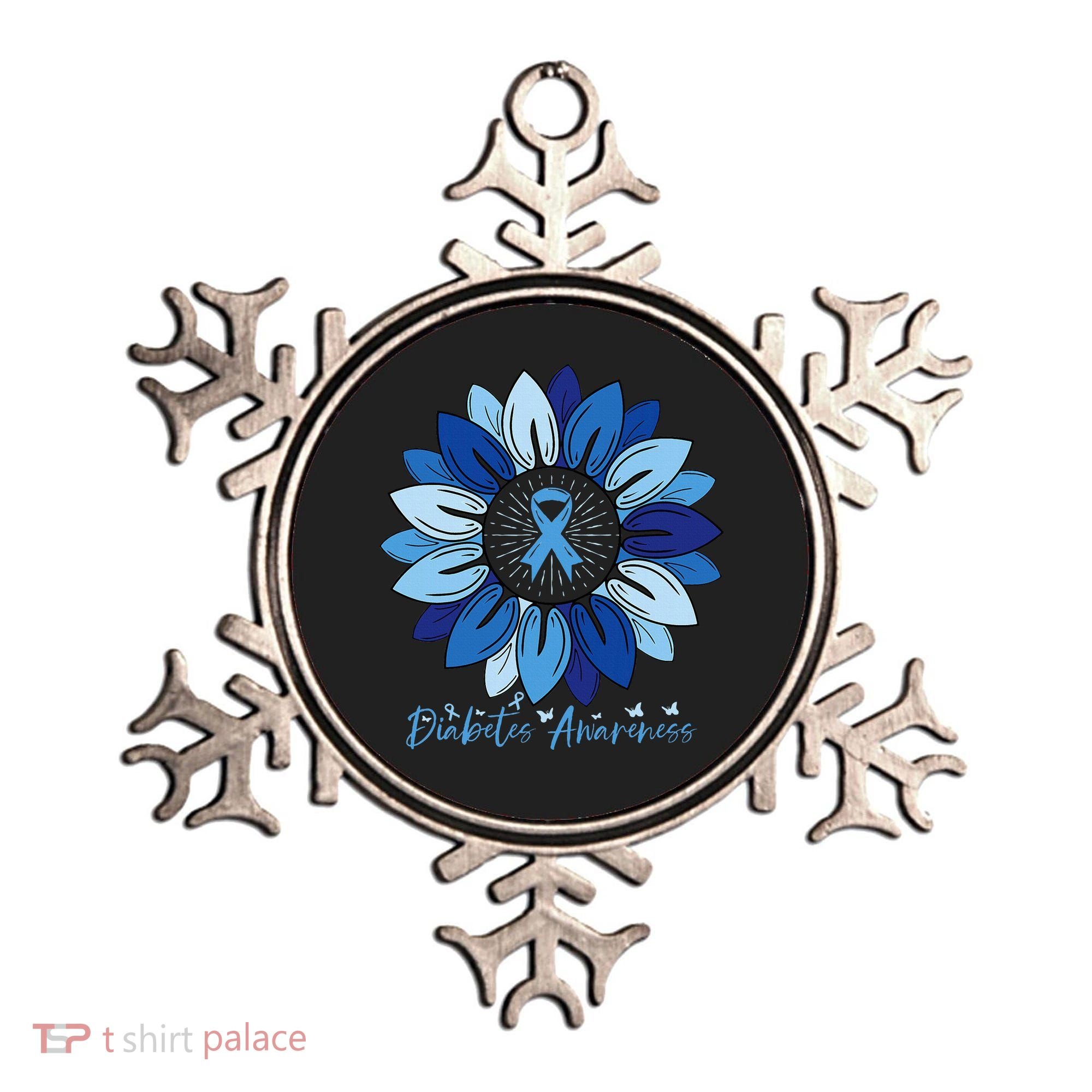 Sunflower Diabetes Awareness Month Ornament