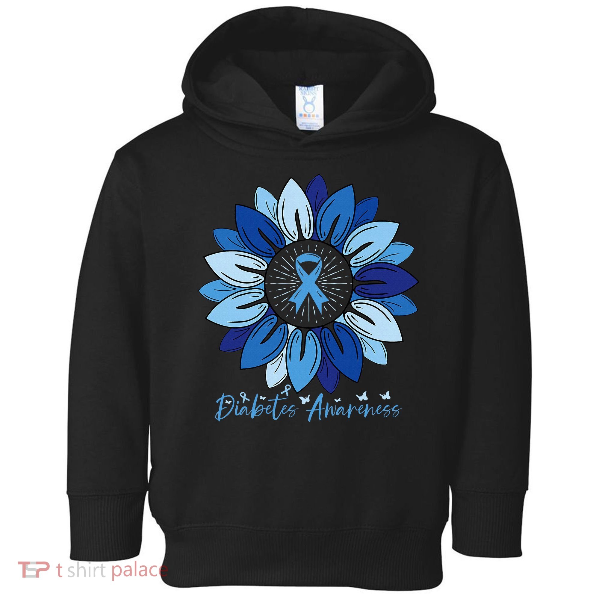 Sunflower Diabetes Awareness Month Toddler Hoodie