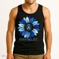 Sunflower Diabetes Awareness Month Tank Top thumb 3
