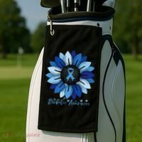 Sunflower Diabetes Awareness Month Golf Towel thumb 2