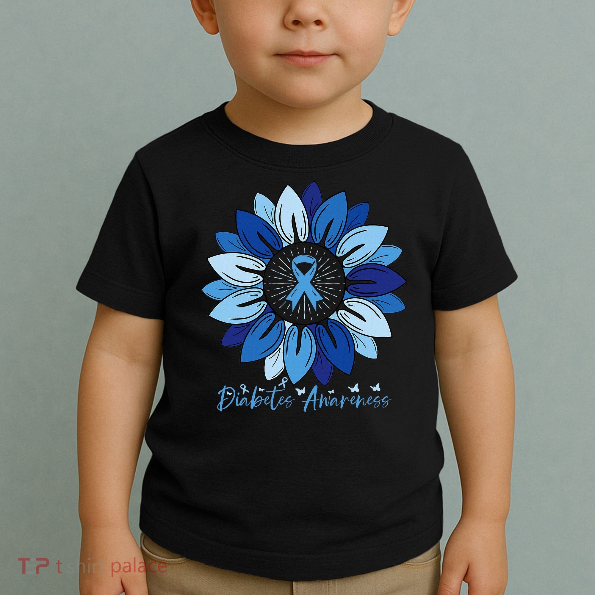 Sunflower Diabetes Awareness Month Toddler T-Shirt