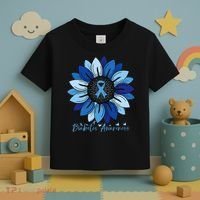 Sunflower Diabetes Awareness Month Toddler T-Shirt thumb 3