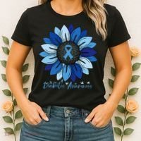 Sunflower Diabetes Awareness Month Women's T-Shirt thumb 2