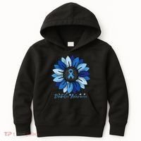 Sunflower Diabetes Awareness Month Kids Hoodie thumb 0