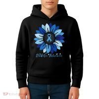 Sunflower Diabetes Awareness Month Kids Hoodie thumb 4