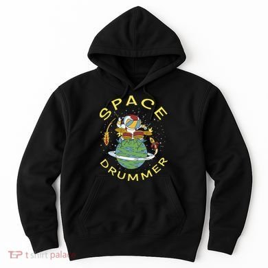 Space Drummer Astronaut Hoodie
