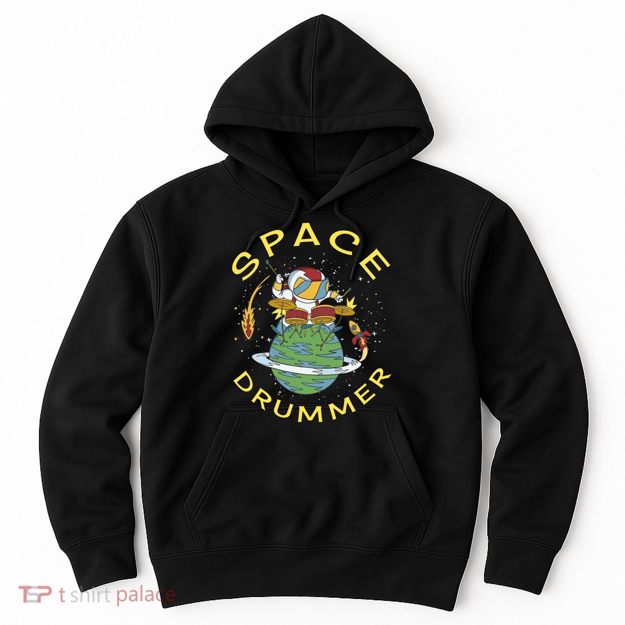 Space Drummer Astronaut Hoodie