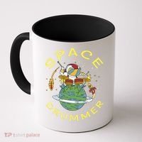 Space Drummer Astronaut Coffee Mug thumb 0