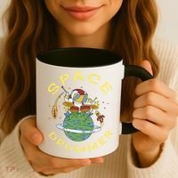 Space Drummer Astronaut Coffee Mug thumb 3