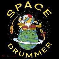 Space Drummer Astronaut Polo thumb 3