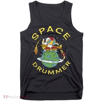 Space Drummer Astronaut Tank Top