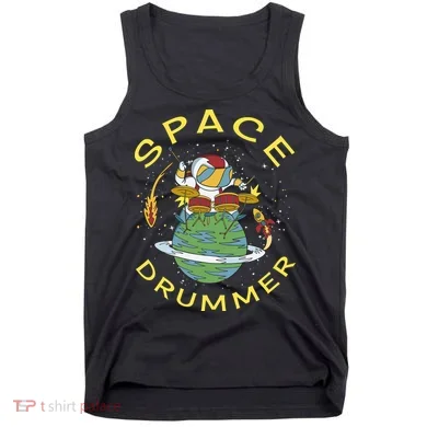 Space Drummer Astronaut Tank Top