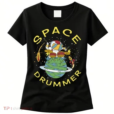 Space Drummer Astronaut Women's T-Shirt