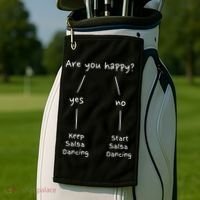 Salsa Dance Are You Happy Dancing Latin Dancer Salsero Golf Towel thumb 2