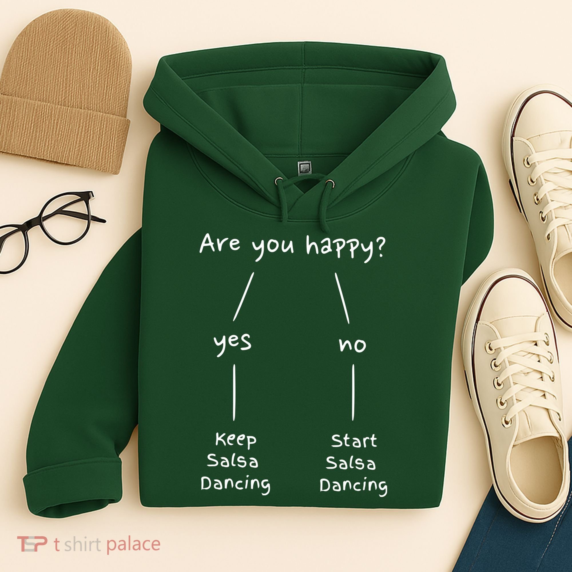 Salsa Dance Are You Happy Dancing Latin Dancer Salsero Hoodie