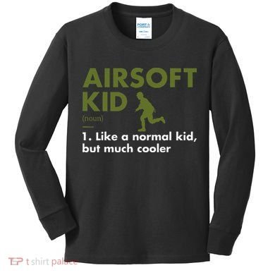 Sport Definition Airsoft Kids Long Sleeve Shirt