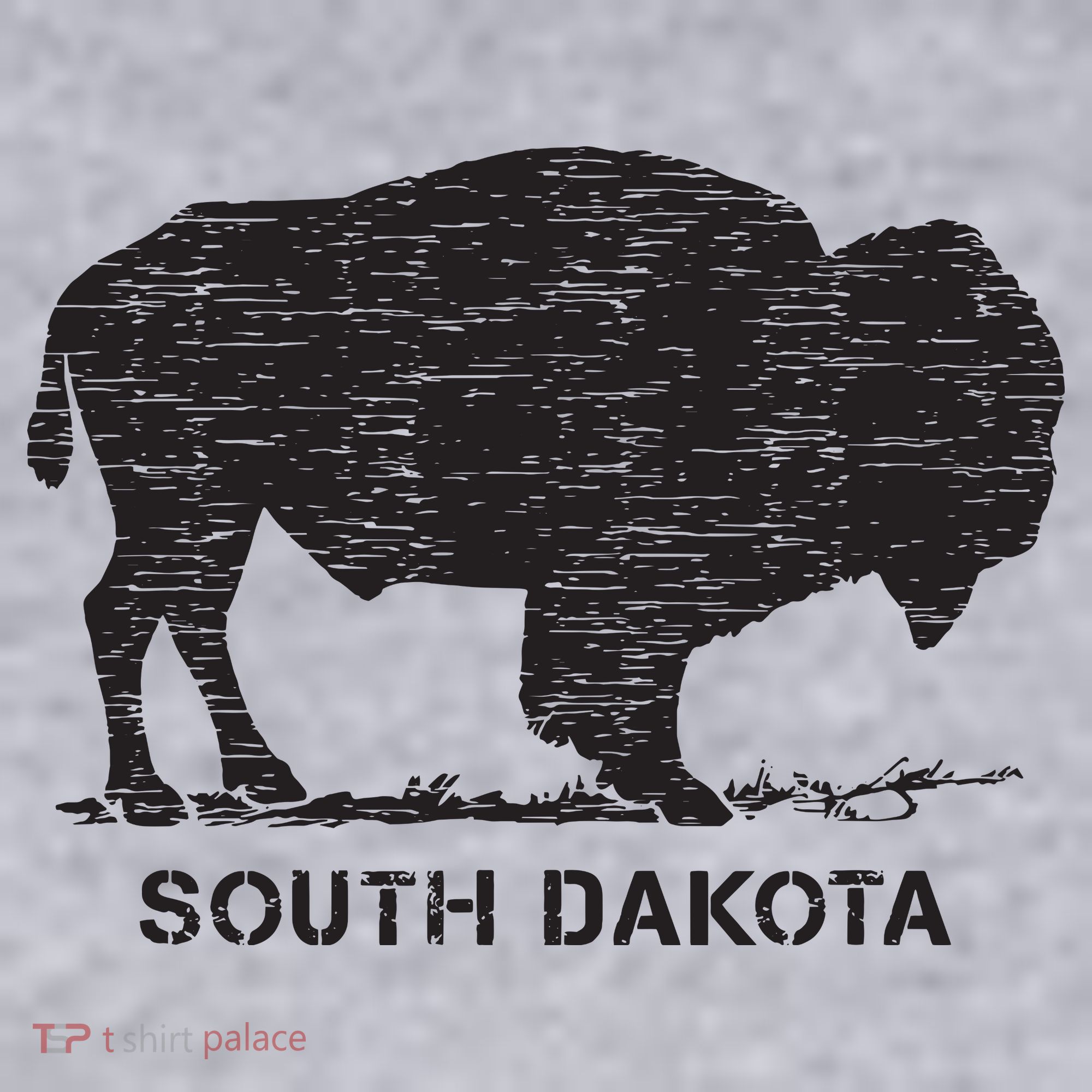 South Dakota And American Buffalo Bison Women's Sweatshirt