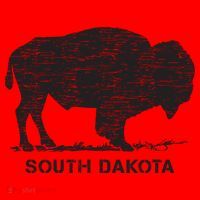 South Dakota And American Buffalo Bison Santa Hat thumb 1
