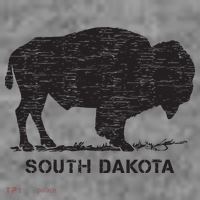 South Dakota And American Buffalo Bison Toddler Hoodie thumb 2