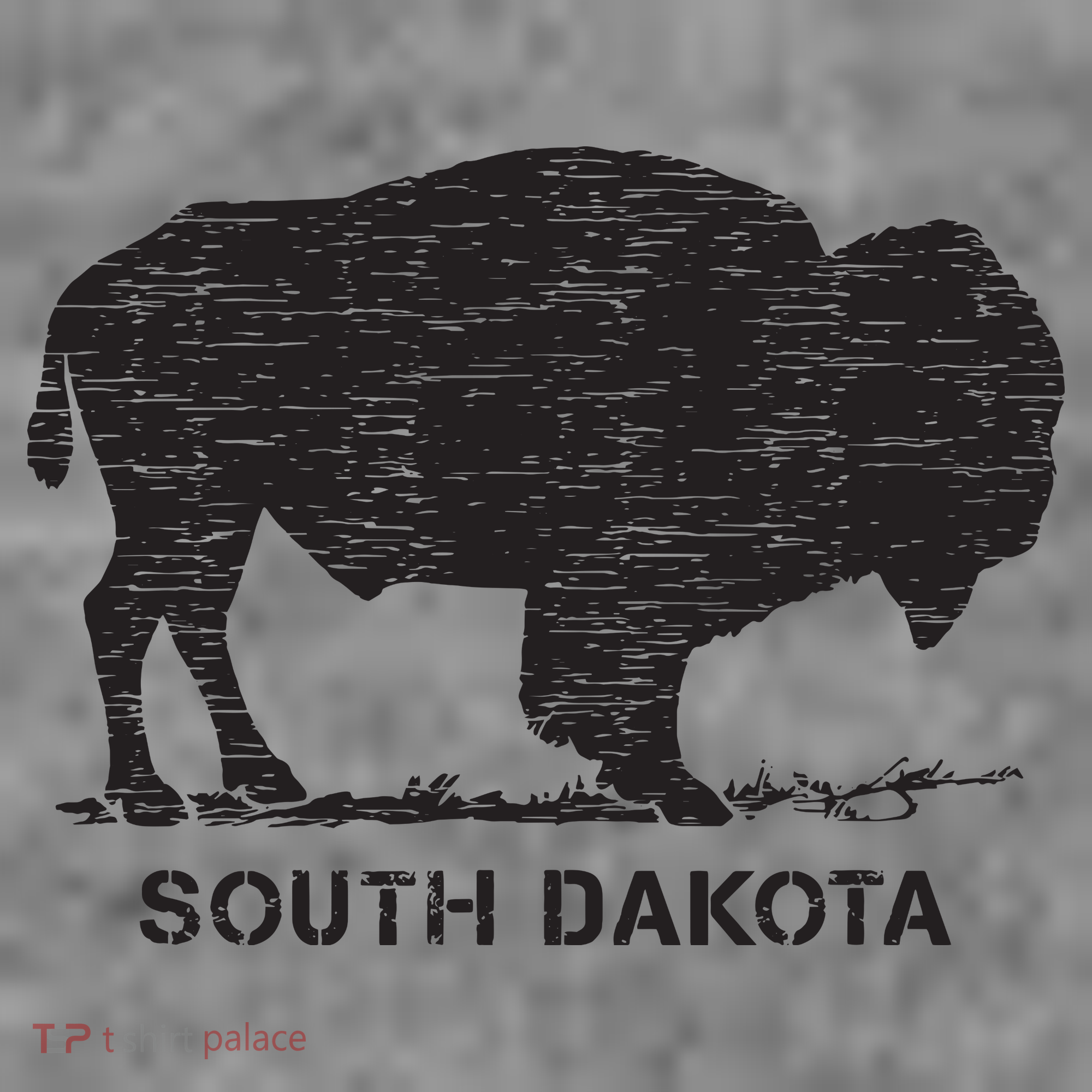South Dakota And American Buffalo Bison Toddler Hoodie