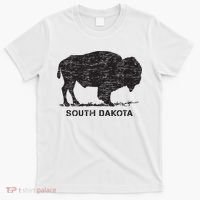 South Dakota And American Buffalo Bison T-Shirt thumb 0