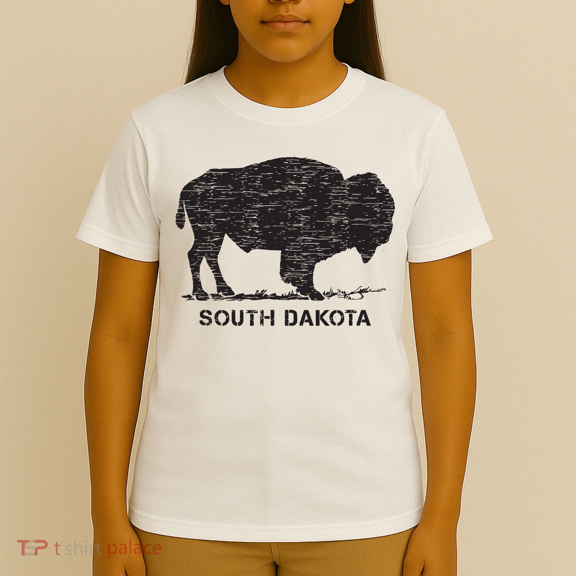 South Dakota And American Buffalo Bison T-Shirt
