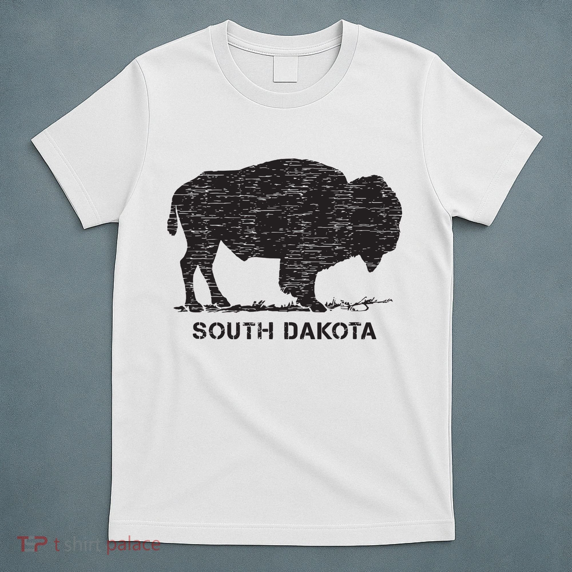 South Dakota And American Buffalo Bison T-Shirt