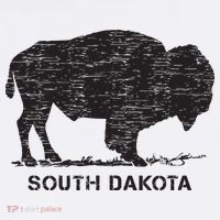 South Dakota And American Buffalo Bison Women's Hoodie thumb 2