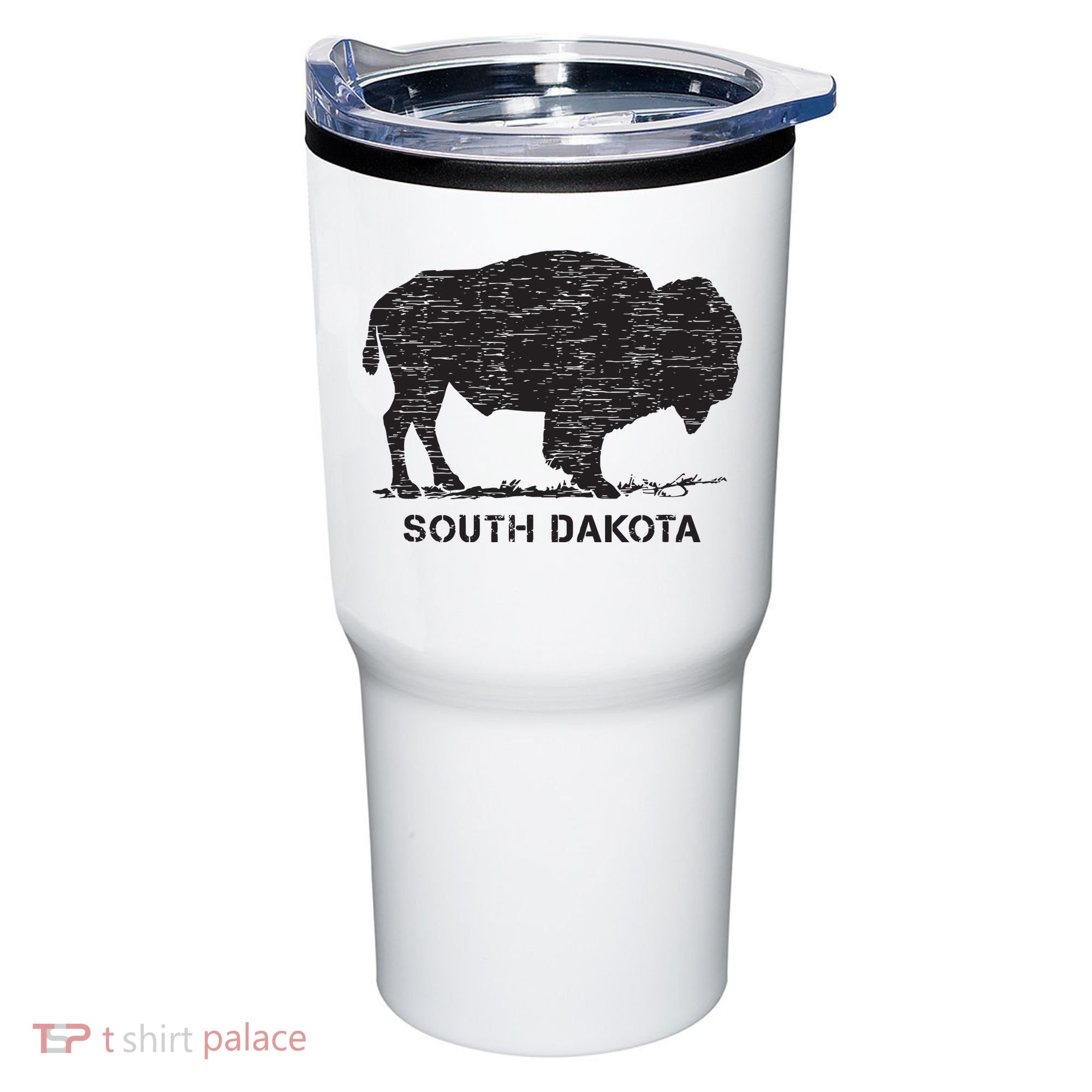 South Dakota And American Buffalo Bison Tumbler