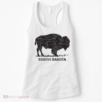 South Dakota And American Buffalo Bison Women's Tank Top thumb 0