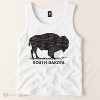 South Dakota And American Buffalo Bison Tank Top thumb 2