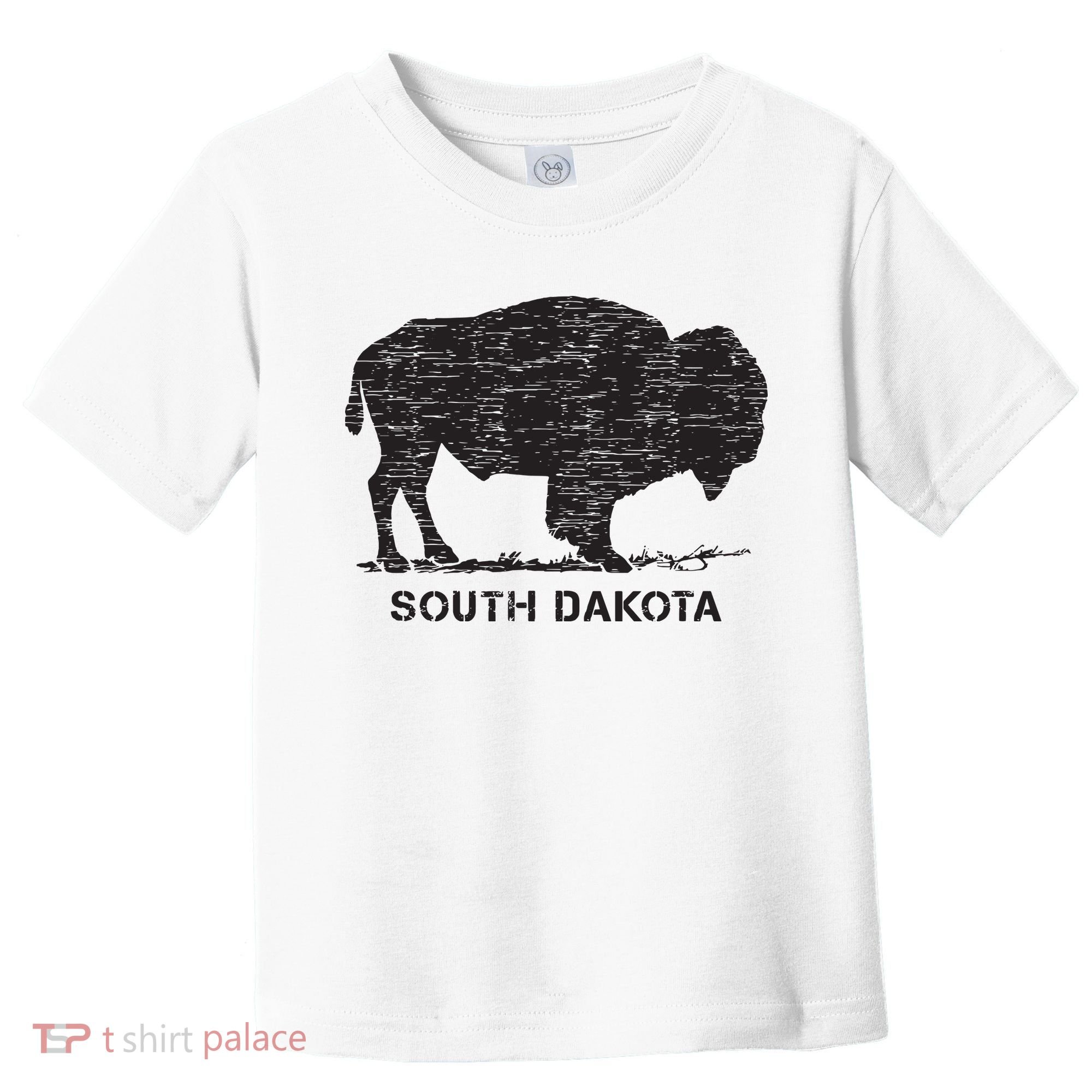 South Dakota And American Buffalo Bison Toddler T-Shirt