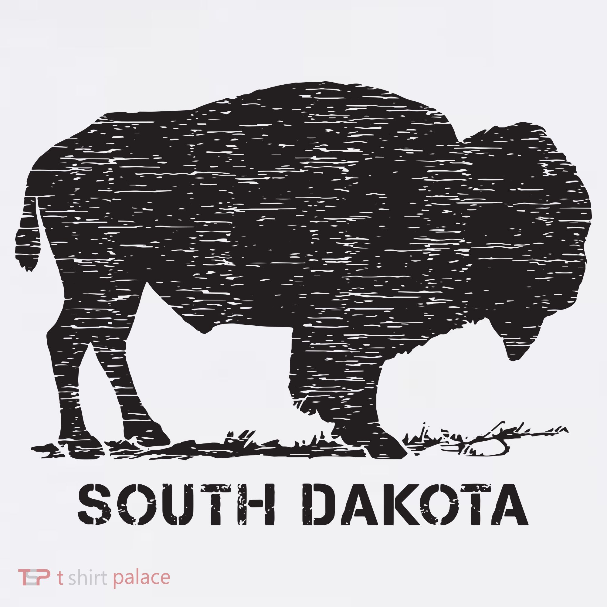 South Dakota And American Buffalo Bison Visor