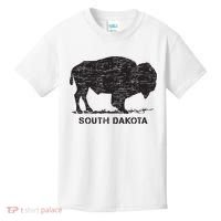 South Dakota And American Buffalo Bison Kids T-Shirt thumb 0