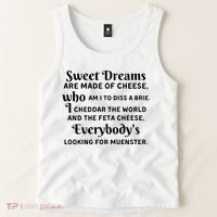 Sweet Dreams Are Made Of Cheese Who Am I To Diss A Brie Tank Top thumb 2