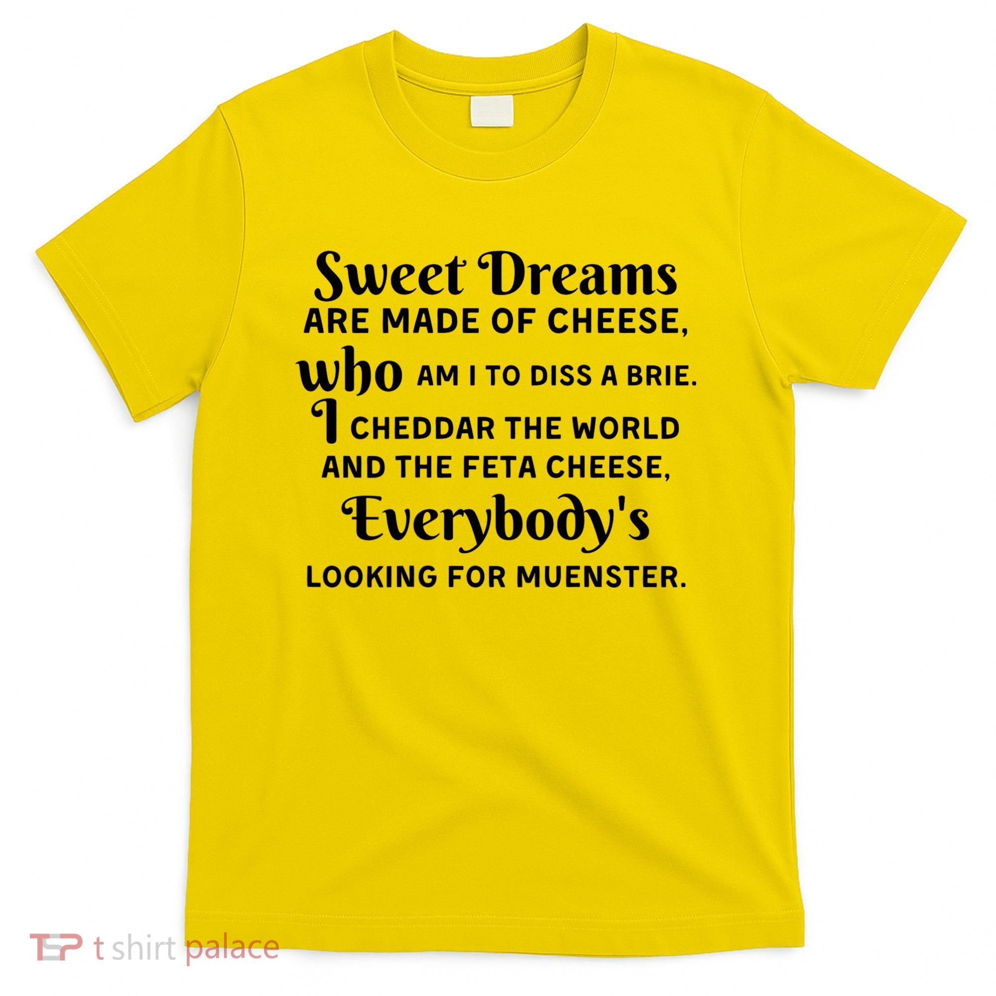 Sweet Dreams Are Made Of Cheese Who Am I To Diss A Brie T-Shirt