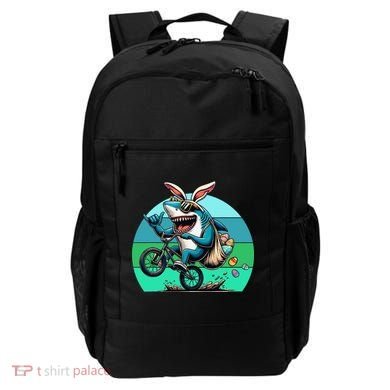 Shark Dressed As Easter Bunny Riding A BMX Bike Backpack