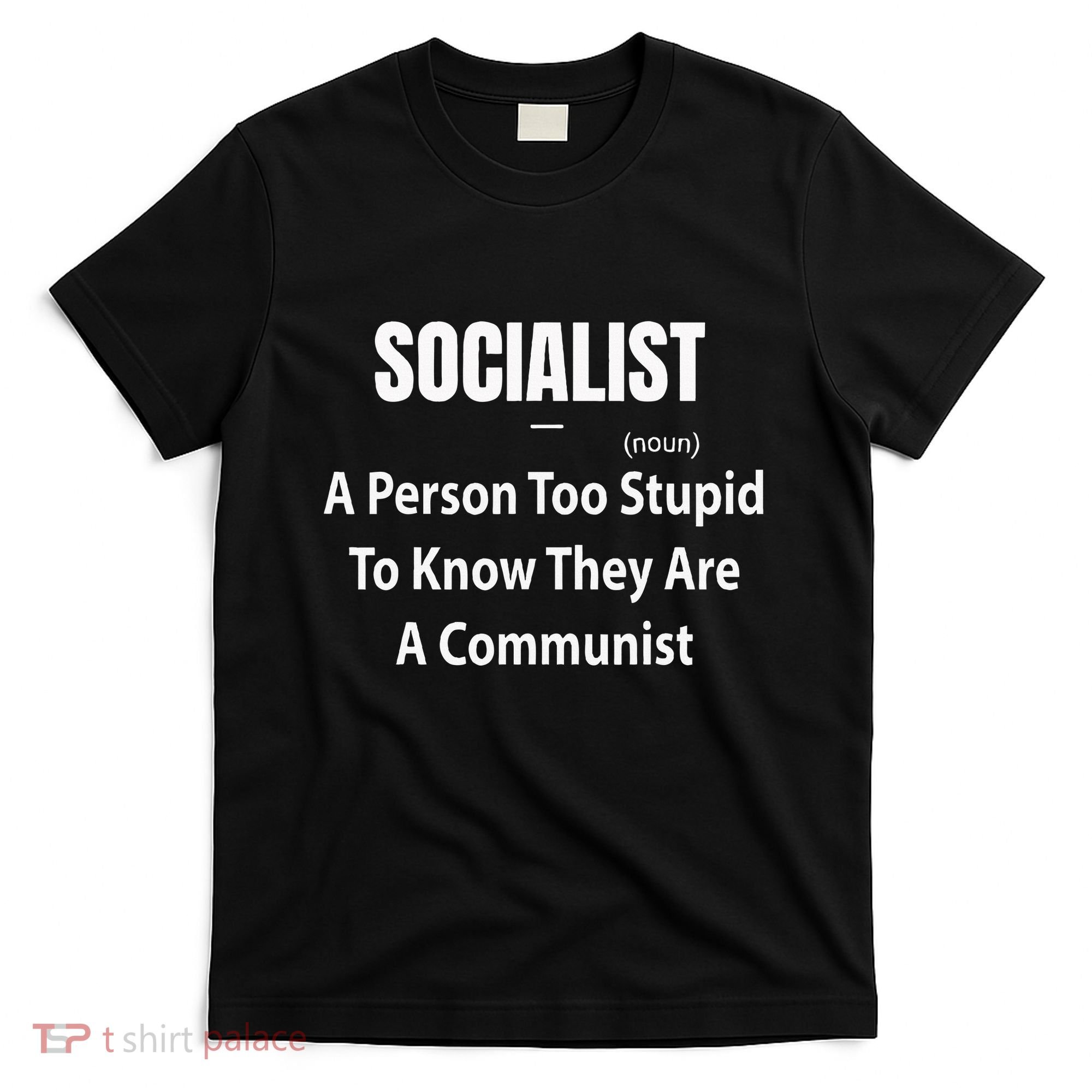 Socialist Definition A Person Too Stupid To Know They Are T-Shirt