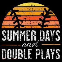 Summer Days and Double Plays Baseball Player Retro Vintage T-Shirt thumb 7