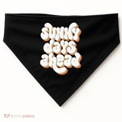 Sunny Days Ahead Retro Summer USA-Made Doggie Bandana