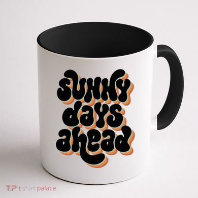 Sunny Days Ahead Retro Summer Coffee Mug back
