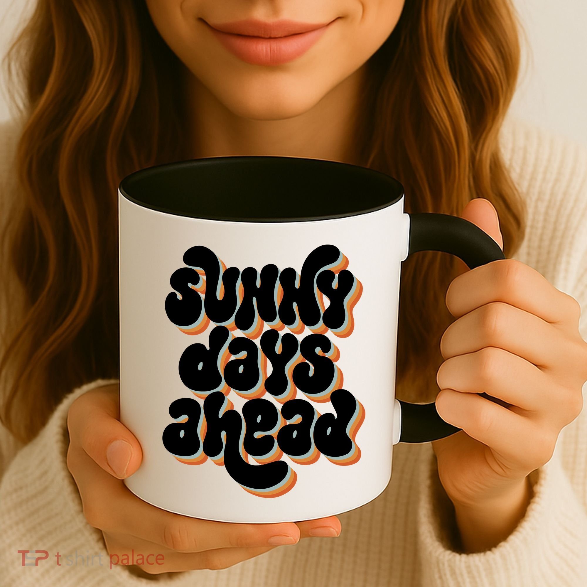 Sunny Days Ahead Retro Summer Coffee Mug
