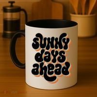 Sunny Days Ahead Retro Summer Coffee Mug thumb 4