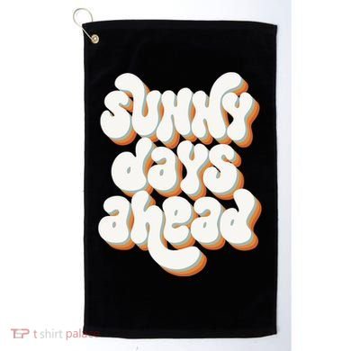 Sunny Days Ahead Retro Summer Golf Towel