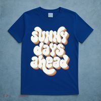 Sunny Days Ahead Retro Summer T-Shirt thumb 5