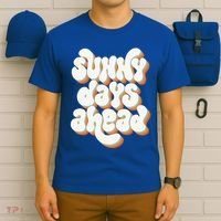 Sunny Days Ahead Retro Summer T-Shirt thumb 6