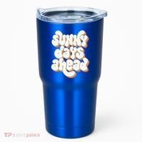 Sunny Days Ahead Retro Summer Tumbler thumb 0