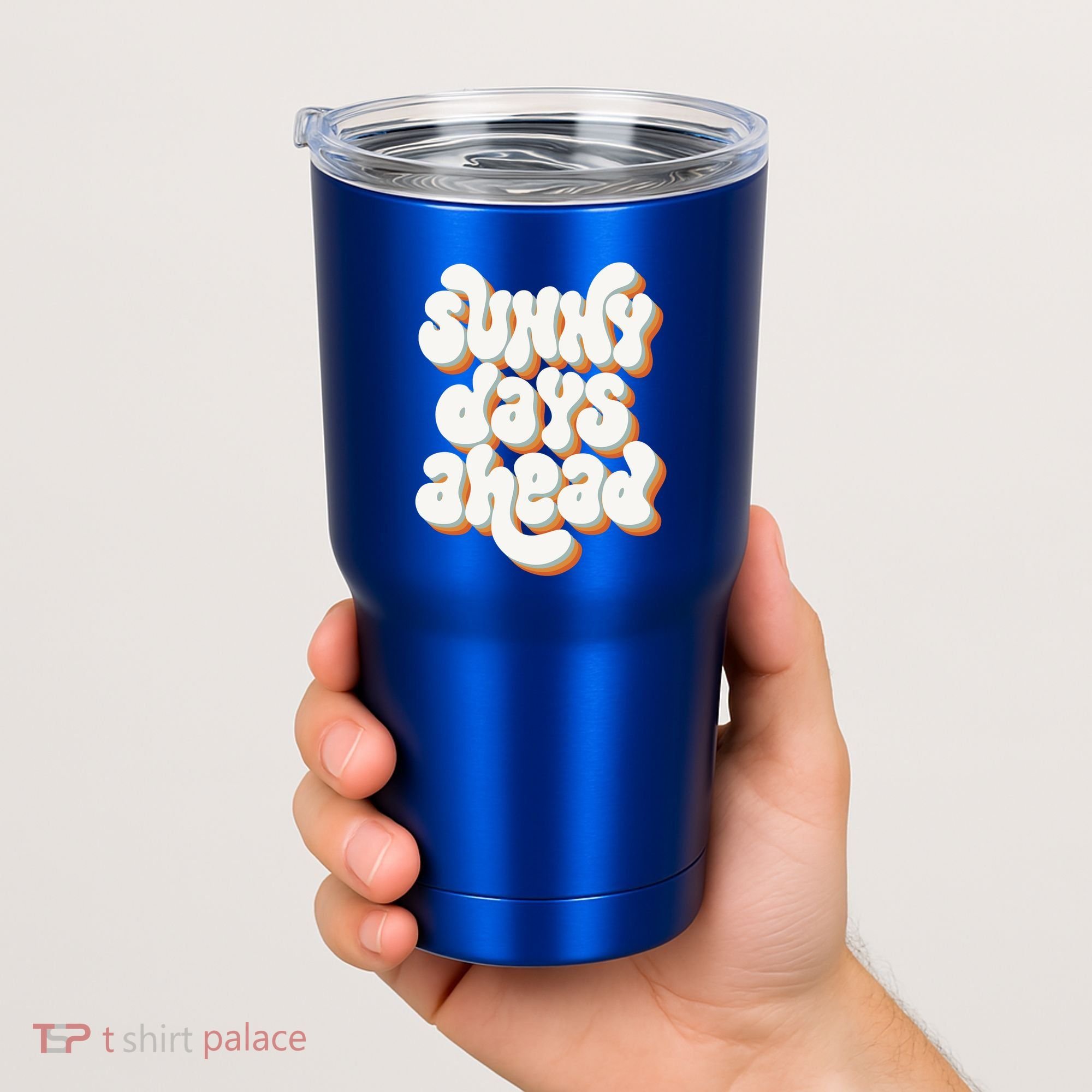 Sunny Days Ahead Retro Summer Tumbler