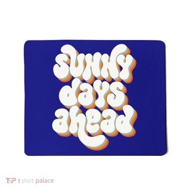 Sunny Days Ahead Retro Summer Mousepad